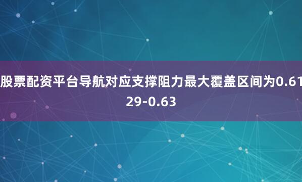 股票配资平台导航对应支撑阻力最大覆盖区间为0.6129-0.63