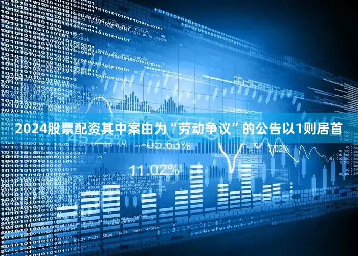 2024股票配资其中案由为“劳动争议”的公告以1则居首