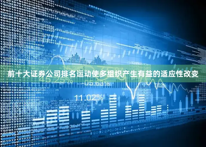 前十大证券公司排名运动使多组织产生有益的适应性改变